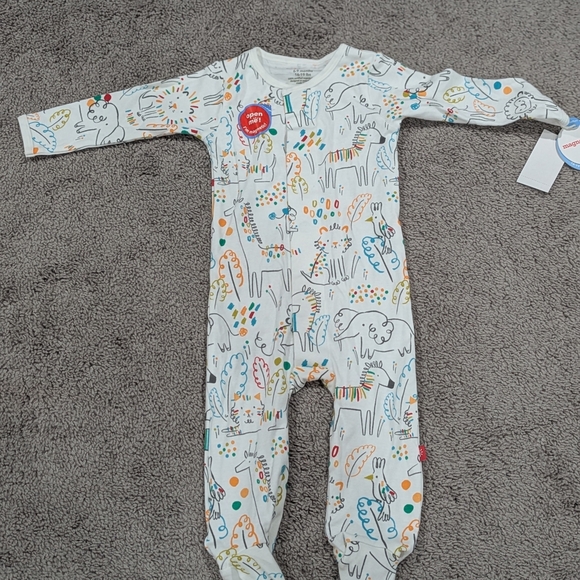 Colorful Animal Print Kids One Piece - Picture 1 of 10